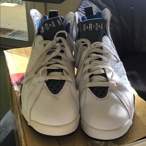 Jordan 7 white blue